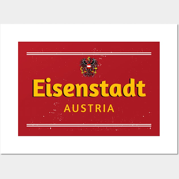 Vintage Eisenstadt Austria Wall Art by urban-wild-prints